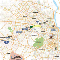 Capital Greens - Location Map