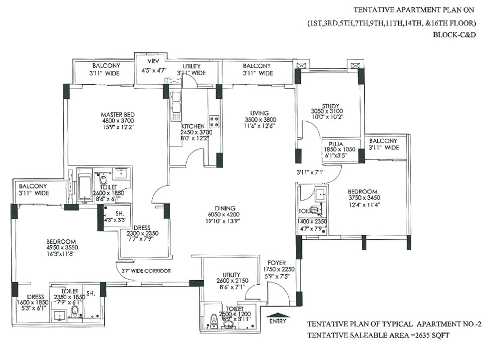 Commander's Court - Floor Plans