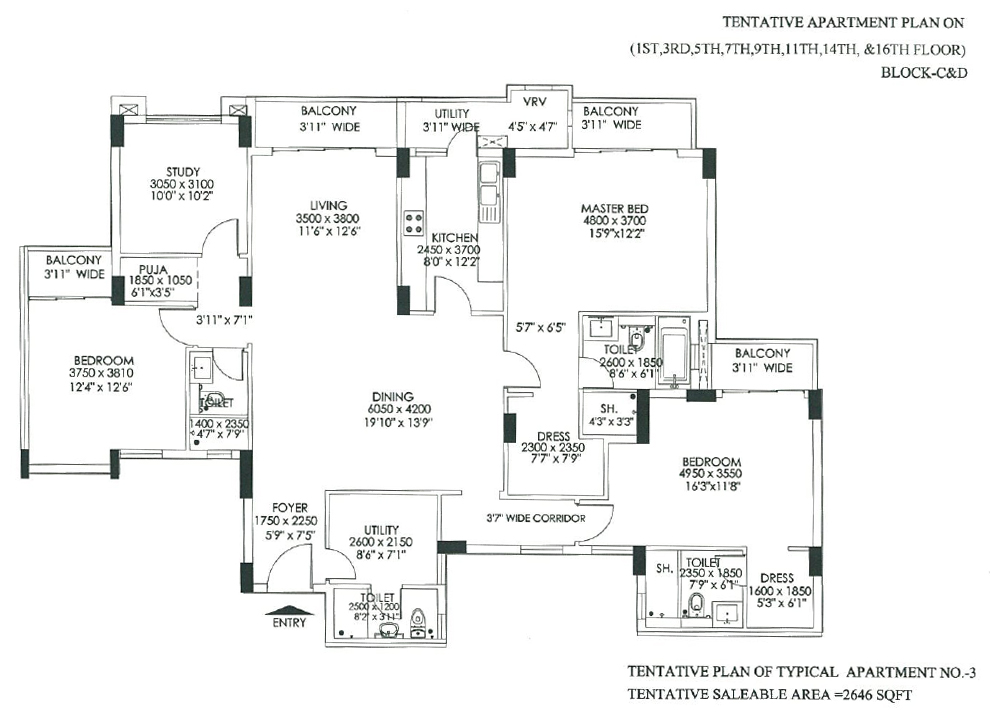 Commander's Court - Floor Plans