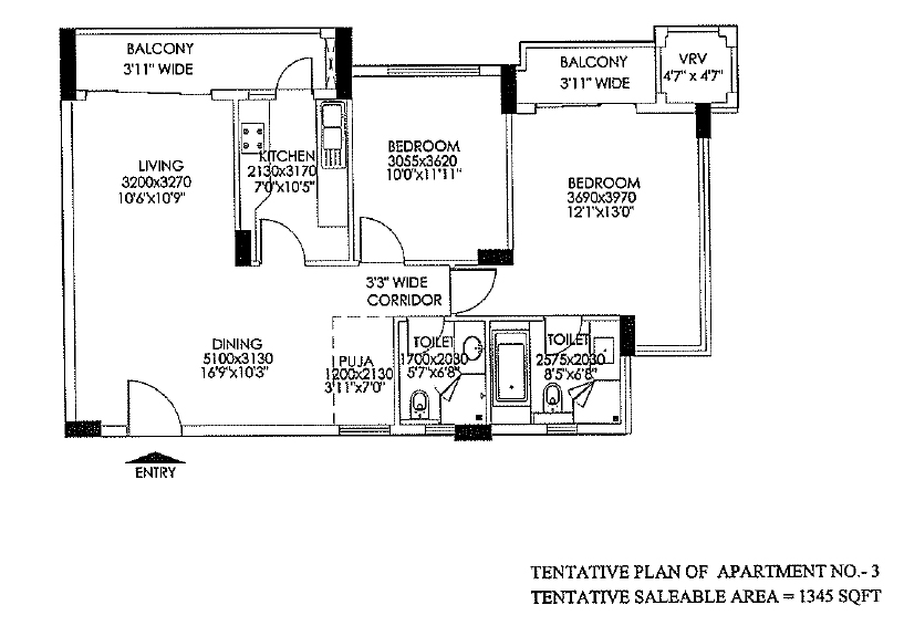 Commander's Court - Floor Plans