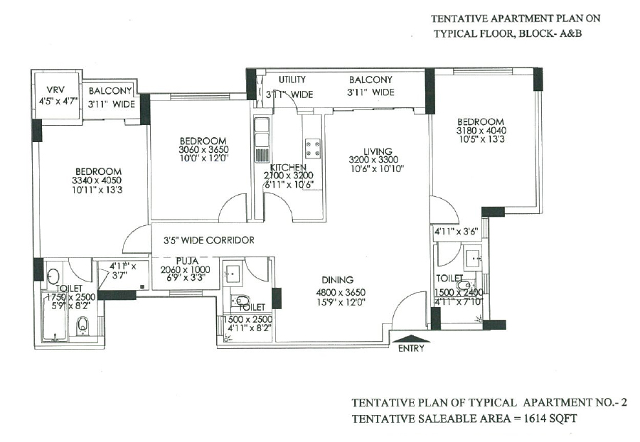 Commander's Court - Floor Plans