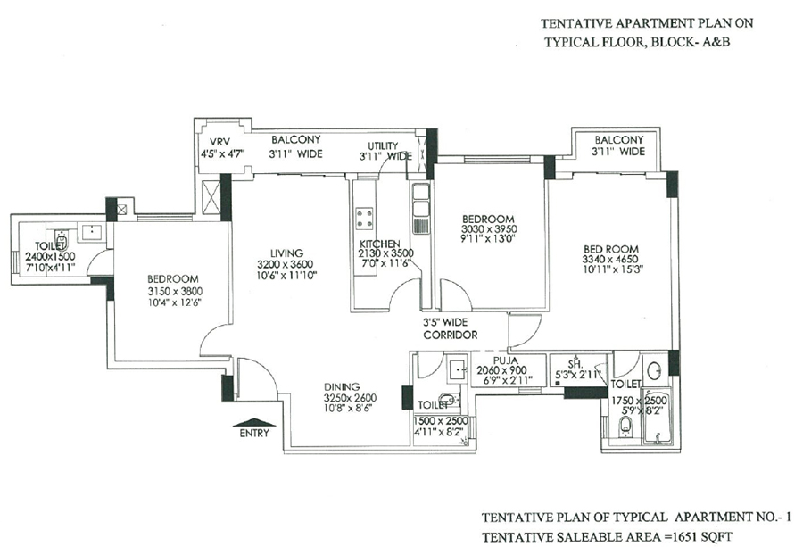 Commander's Court - Floor Plans