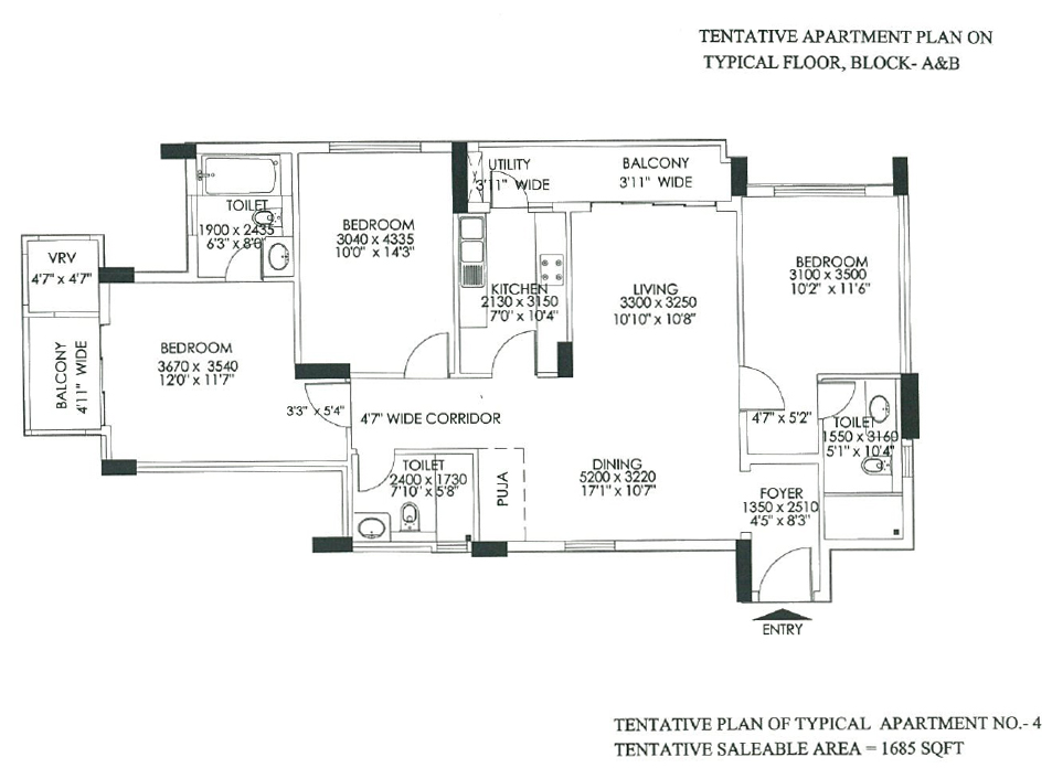 Commander's Court - Floor Plans