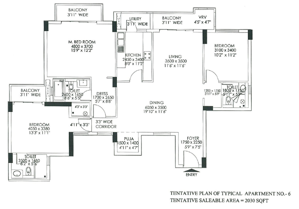 Commander's Court - Floor Plans