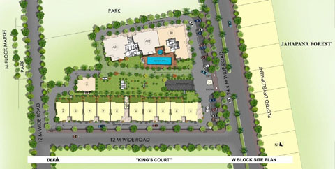 Kings Court - Site Layout