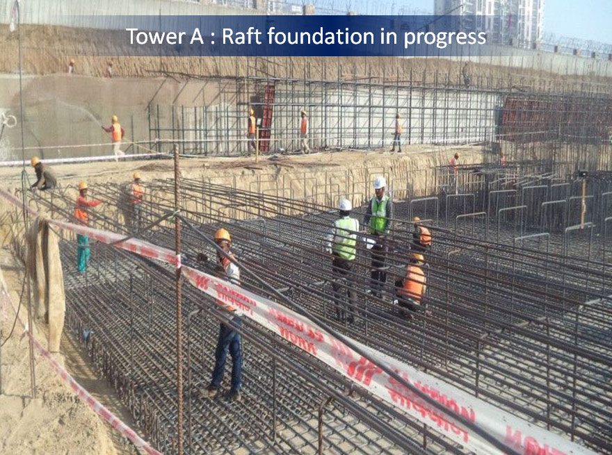DLF The Skycourt - Construction Update Tower A
