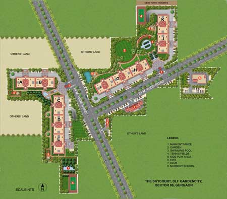 DLF The Skycourt - Site Plan
