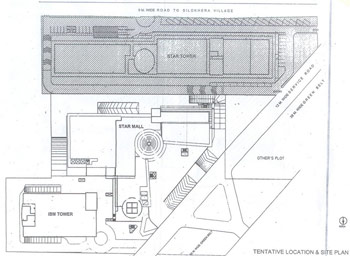DLF Star Tower - Location Map