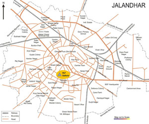 DLF The Galleria - Location Map