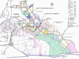 DLF The Galleria - Location Map