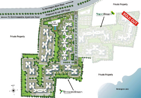 DLF Woodland Heights - Site Plan